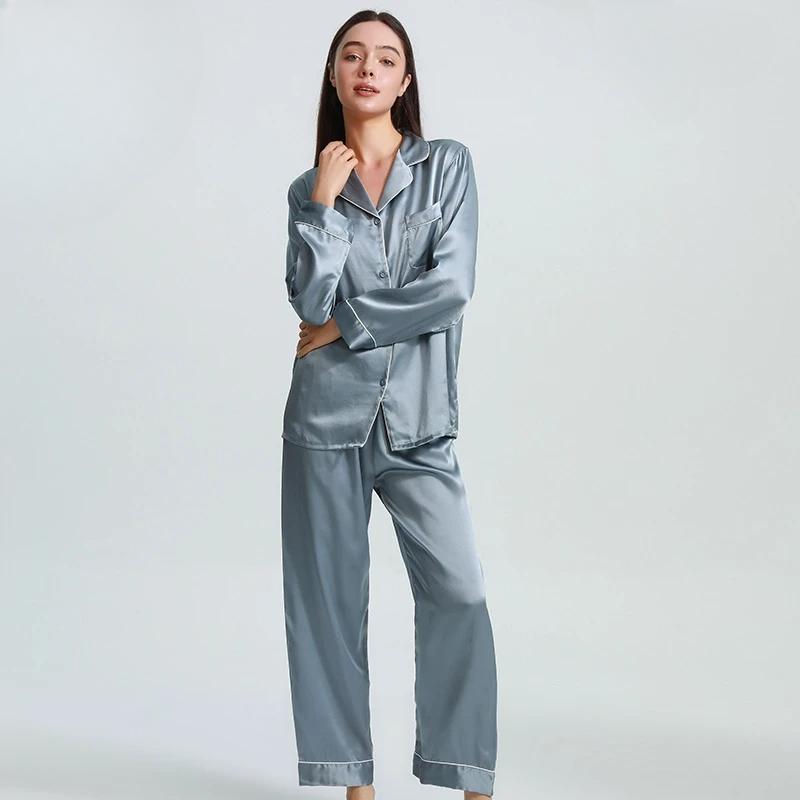 Пижама из шелка Mulberry, сексуальная женская, с длинным рукавом, большие размеры, шелковые повседневные штаны, пижама 2XL
Пижама из шелка Mulberry, сексуальная женская, с длинным рукавом, большие размеры, шелковые повседневные штаны, пижама 2XL