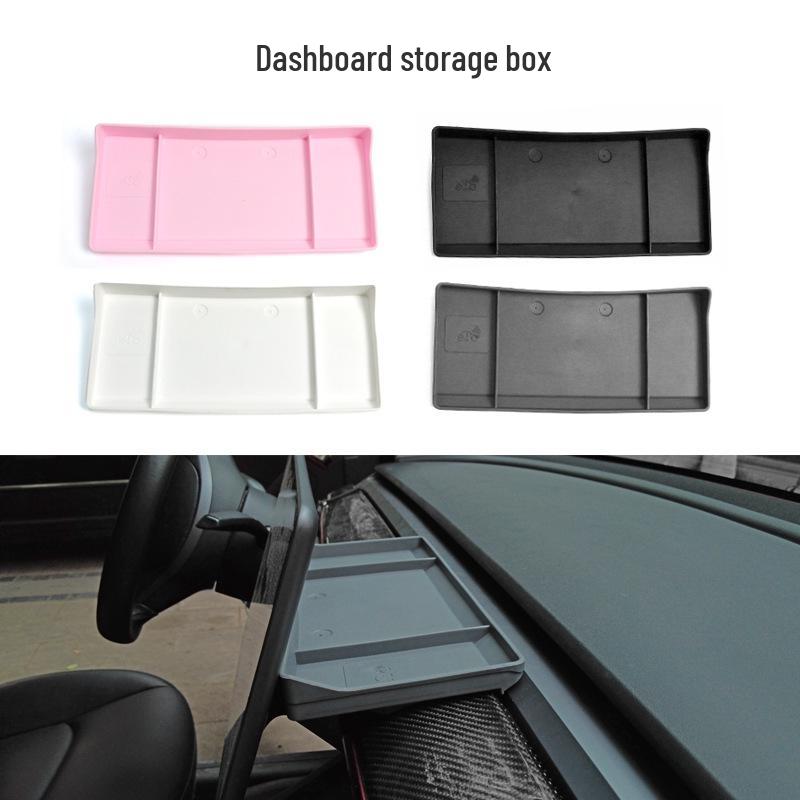 Tesla Model 3/Y Dashboard Cup Holder Storage Box with Wireless Charging Pad and Soft TPE Rubber Interior. Dual Cup Storage Box TPE - Black
Tesla Model 3/Y Dashboard Cup Holder Storage Box with Wireless Charging Pad and Soft TPE Rubber Interior. Dual Cup Storage Box TPE - Black