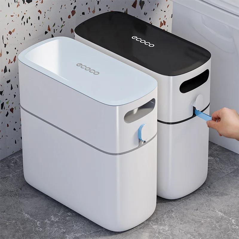 New type of trash can for home bathroom and kitchen with lid and large automatic packing paper bucket
New type of trash can for home bathroom and kitchen with lid and large automatic packing paper bucket