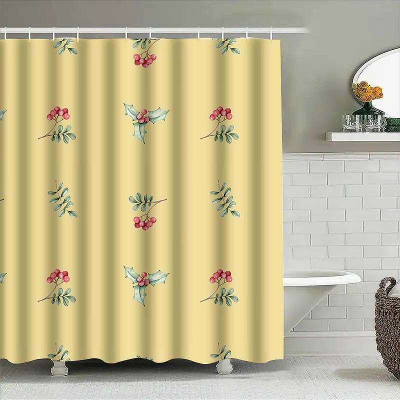 Floral Print Shower Curtain Greenery Cherry Blossom Decorative Bath Liner for Bathroom Decoration Beige with Flowers 90x180cm
Floral Print Shower Curtain Greenery Cherry Blossom Decorative Bath Liner for Bathroom Decoration Beige with Flowers 90x180cm