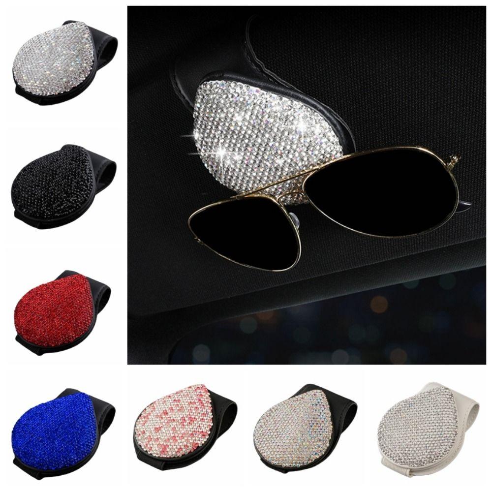 Creative Bling Eyeglasses Holder Clip Portable Eyeglasses Holder Clip Visor Accessories beige&colorful
Creative Bling Eyeglasses Holder Clip Portable Eyeglasses Holder Clip Visor Accessories beige&colorful