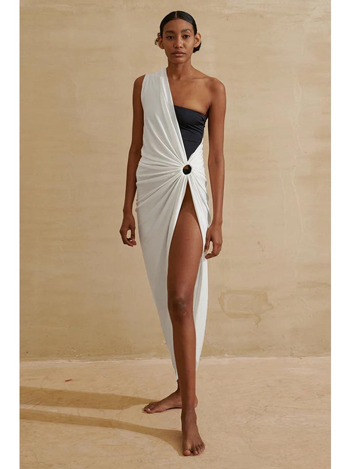 European & American 2026 Summer One-Shoulder Halter Irregular Elegant Vacation Dress Large
European & American 2026 Summer One-Shoulder Halter Irregular Elegant Vacation Dress Large