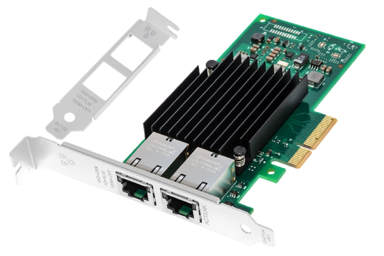 10 Gigabit PCI-E x4/x8/x16 Network Adapter, Intel X550-T2 Compatible, Dual RJ45 Ports, Server LAN Card, NIC, 10GBase-T X550AT Network Adapter
10 Gigabit PCI-E x4/x8/x16 Network Adapter, Intel X550-T2 Compatible, Dual RJ45 Ports, Server LAN Card, NIC, 10GBase-T X550AT Network Adapter
