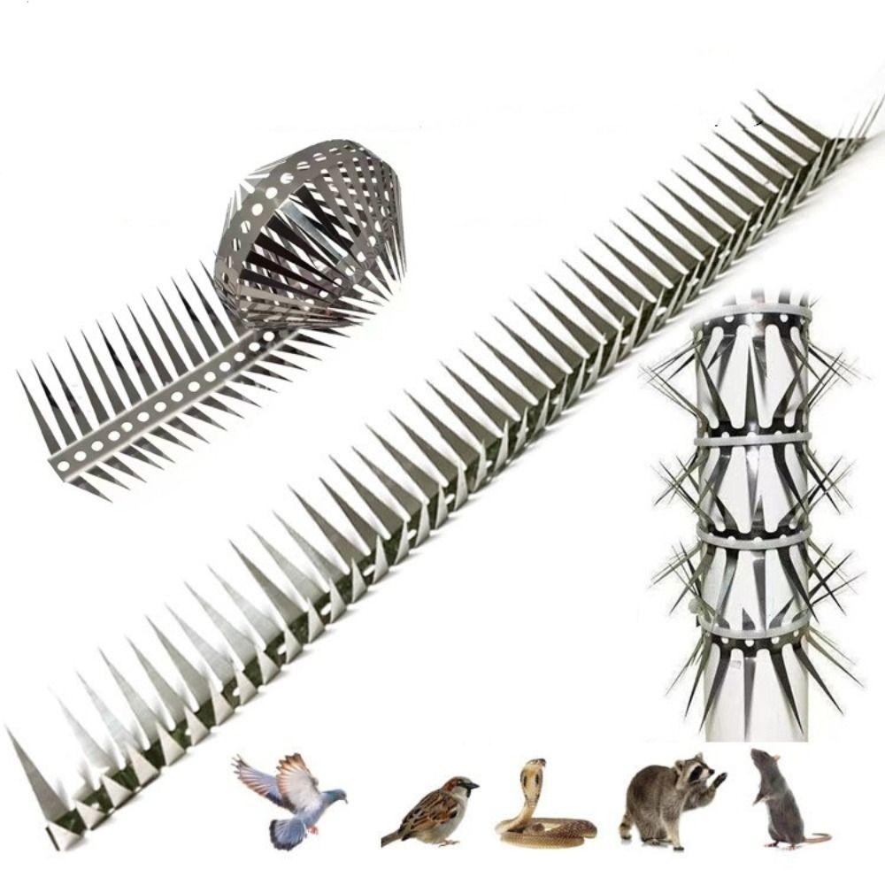 Entangle Anti Pigeon Spikes 50cm Avoided Climbing Metal Fence Anti-bite Deterrent Straps Outdoor
Entangle Anti Pigeon Spikes 50cm Avoided Climbing Metal Fence Anti-bite Deterrent Straps Outdoor
