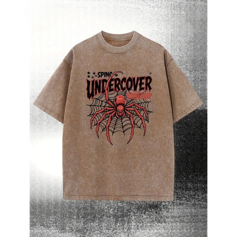 European sizes Men s T-Shirt with Red Spider Web - Crew Neck Short Sleeve Tee for Casual Wear, Oversized Fit, Year-Round 5XL дубильна кора
European sizes Men s T-Shirt with Red Spider Web - Crew Neck Short Sleeve Tee for Casual Wear, Oversized Fit, Year-Round 5XL дубильна кора