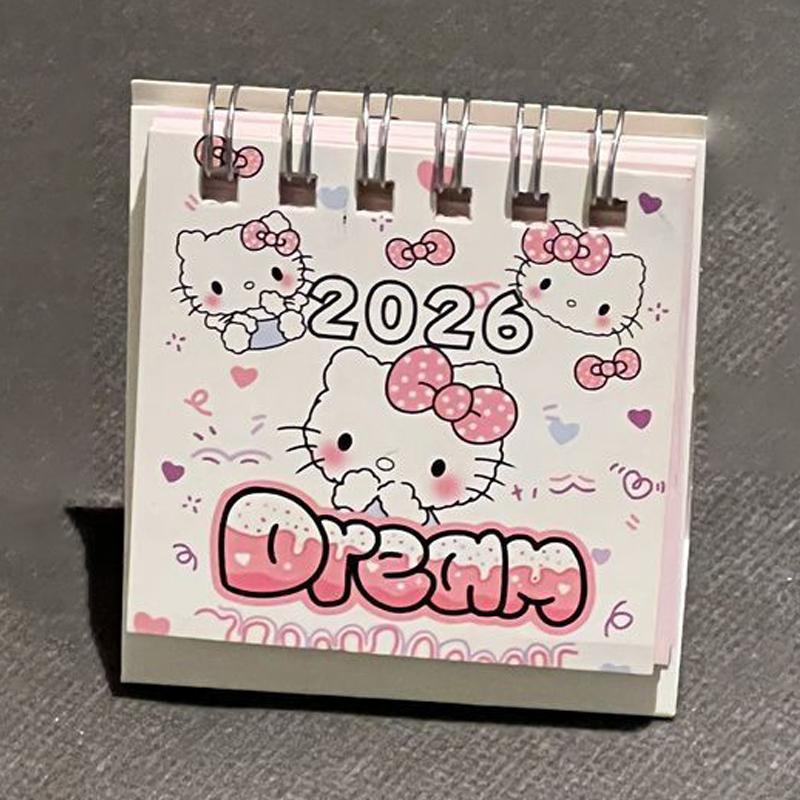 2026 Sanrio Hello Kitty Mini Desk Calendar Creative Coil Calendar Planner Desktop Ornament Decoration Office Stationery
2026 Sanrio Hello Kitty Mini Desk Calendar Creative Coil Calendar Planner Desktop Ornament Decoration Office Stationery
