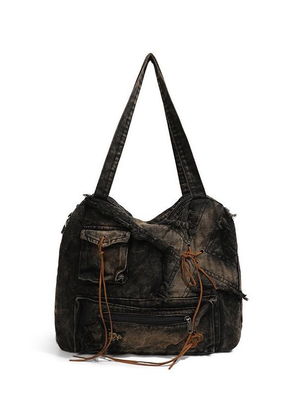 European and American Fashion Retro Washed Denim Armpit Bag Spring New Y2k Spicy Girl Versatile Single Shoulder Crossbody Bag
European and American Fashion Retro Washed Denim Armpit Bag Spring New Y2k Spicy Girl Versatile Single Shoulder Crossbody Bag