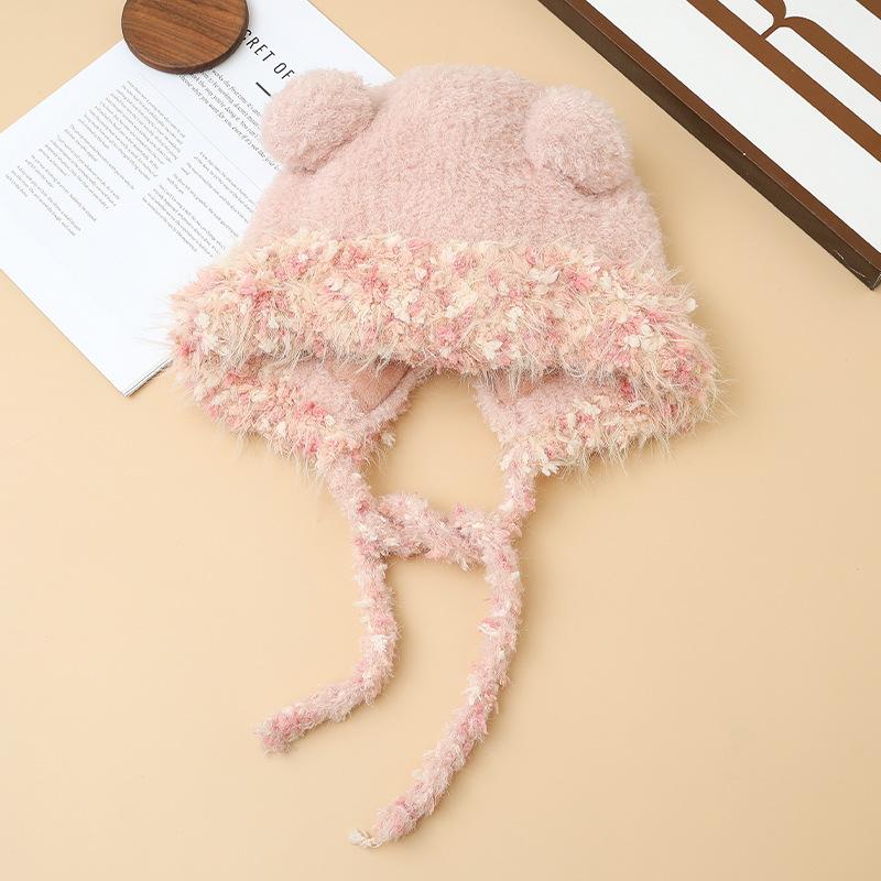 Милый медведь красочная плюшевая шапка-боб из сахарной фасоли, уличный шарф, теплый комплект для холодной погоды, осенне-зимняя шапка-феска для большой головы One Size
Милый медведь красочная плюшевая шапка-боб из сахарной фасоли, уличный шарф, теплый комплект для холодной погоды, осенне-зимняя шапка-феска для большой головы One Size