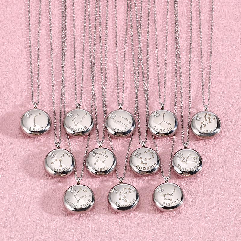 Kalen Twelve Constellations Women s Titanium Steel Diamond Necklace - Fashionable Japanese and Korean Style Jewelry
Kalen Twelve Constellations Women s Titanium Steel Diamond Necklace - Fashionable Japanese and Korean Style Jewelry
