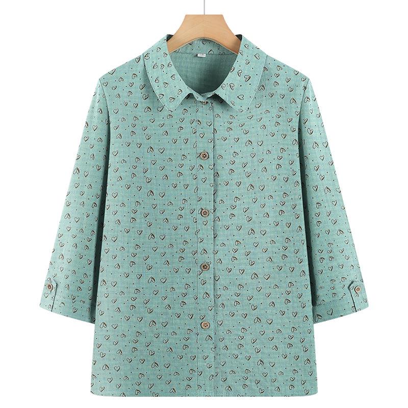 2026 New Style Pure Cotton Summer Shirt for Middle-Aged and Elderly Women 3XL (110-125 jin)
2026 New Style Pure Cotton Summer Shirt for Middle-Aged and Elderly Women 3XL (110-125 jin)