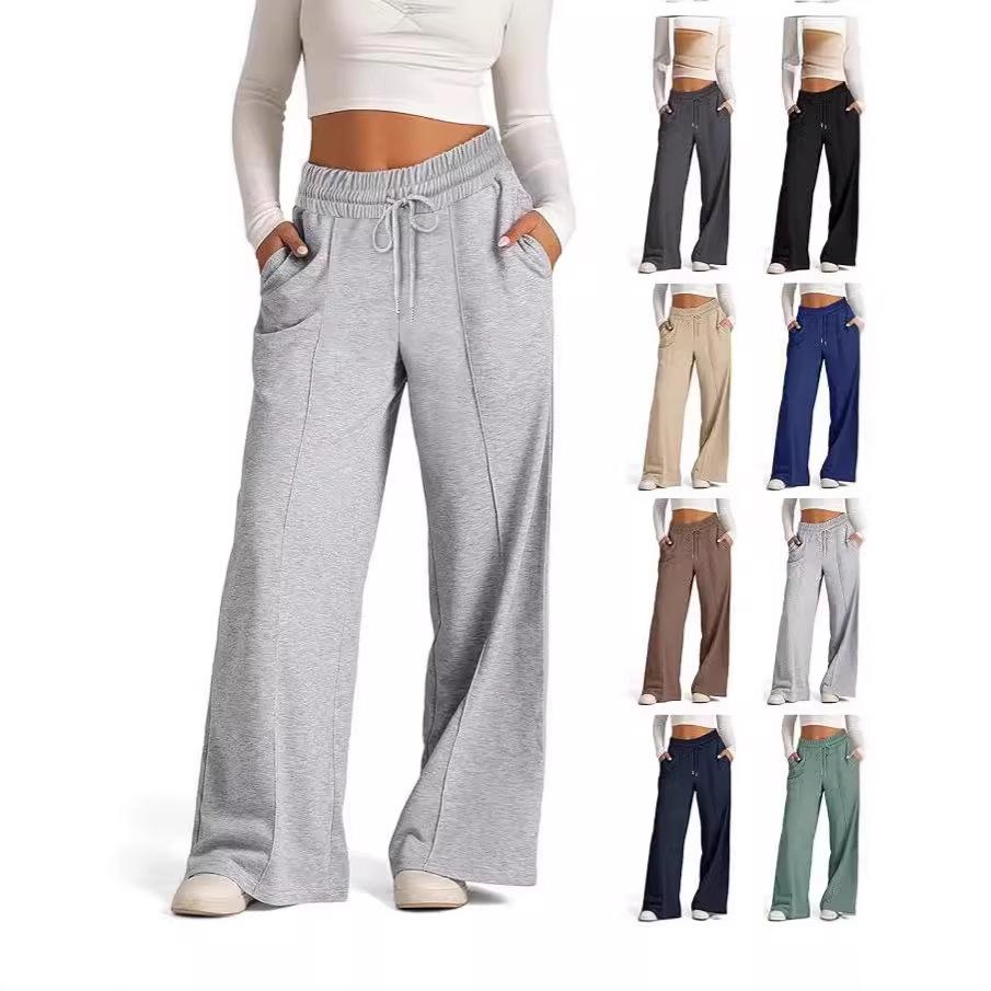 European and American Women s Solid Color Wide-Leg Drawstring Elastic Waist Sweatpants - Spring/Summer 2024 Collection XL
European and American Women s Solid Color Wide-Leg Drawstring Elastic Waist Sweatpants - Spring/Summer 2024 Collection XL