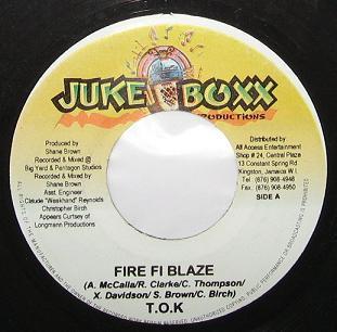 7inch Record T.O.K. - Fire Fi Blaze NONE Juke Boxx Produ 2005 Jamaica Reggae, Ska & Dub Used
7inch Record T.O.K. - Fire Fi Blaze NONE Juke Boxx Produ 2005 Jamaica Reggae, Ska & Dub Used