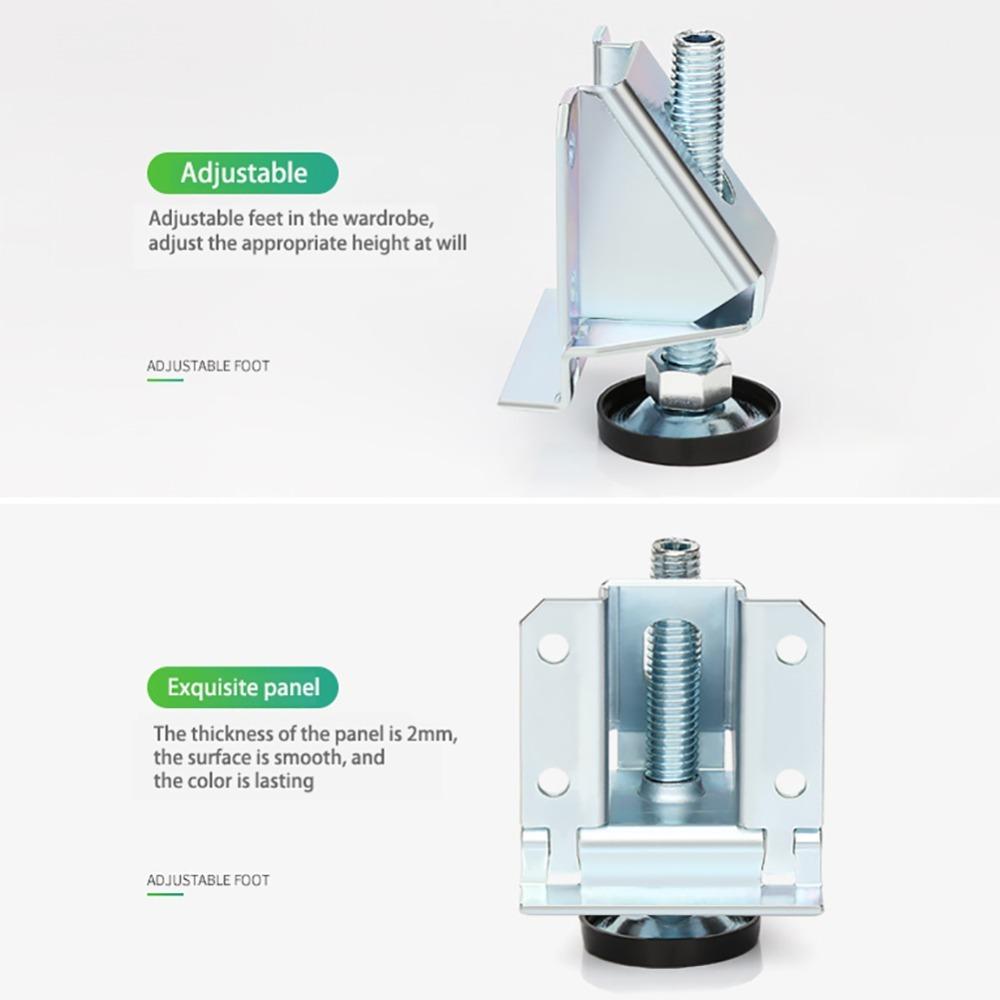 Silver Furniture Levelers Adjustable Furniture Mounting Brackets Cabinet Leveling Feet Wardrobe
Silver Furniture Levelers Adjustable Furniture Mounting Brackets Cabinet Leveling Feet Wardrobe