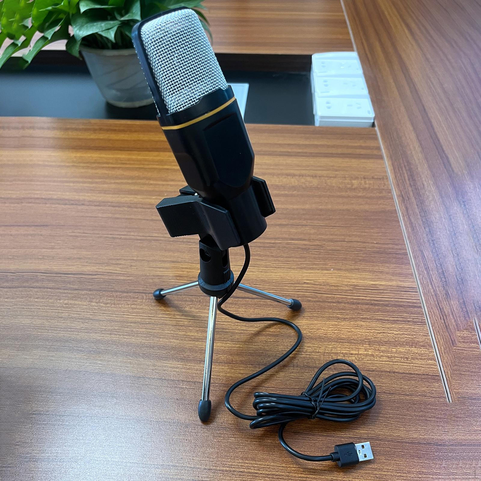USB-микрофон Настольный микрофон со складной подставкой-штативом для игр на ПК для музыкального видео
USB-микрофон Настольный микрофон со складной подставкой-штативом для игр на ПК для музыкального видео