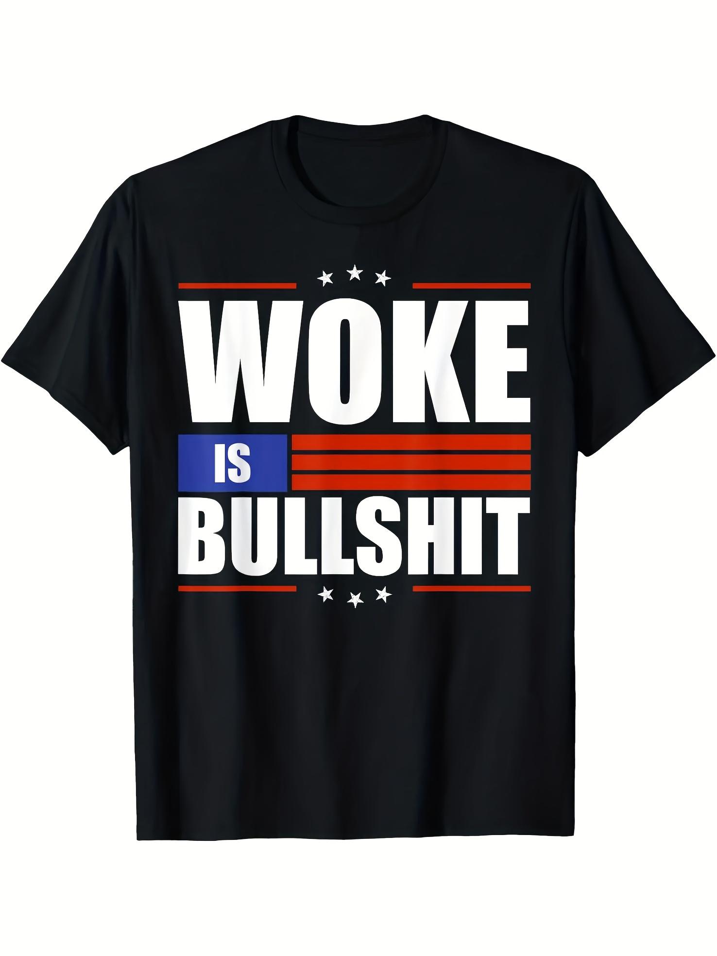 Men s T-Shirt Y2K Patriotic Woke Is Bullshit White 3XL
Men s T-Shirt Y2K Patriotic Woke Is Bullshit White 3XL