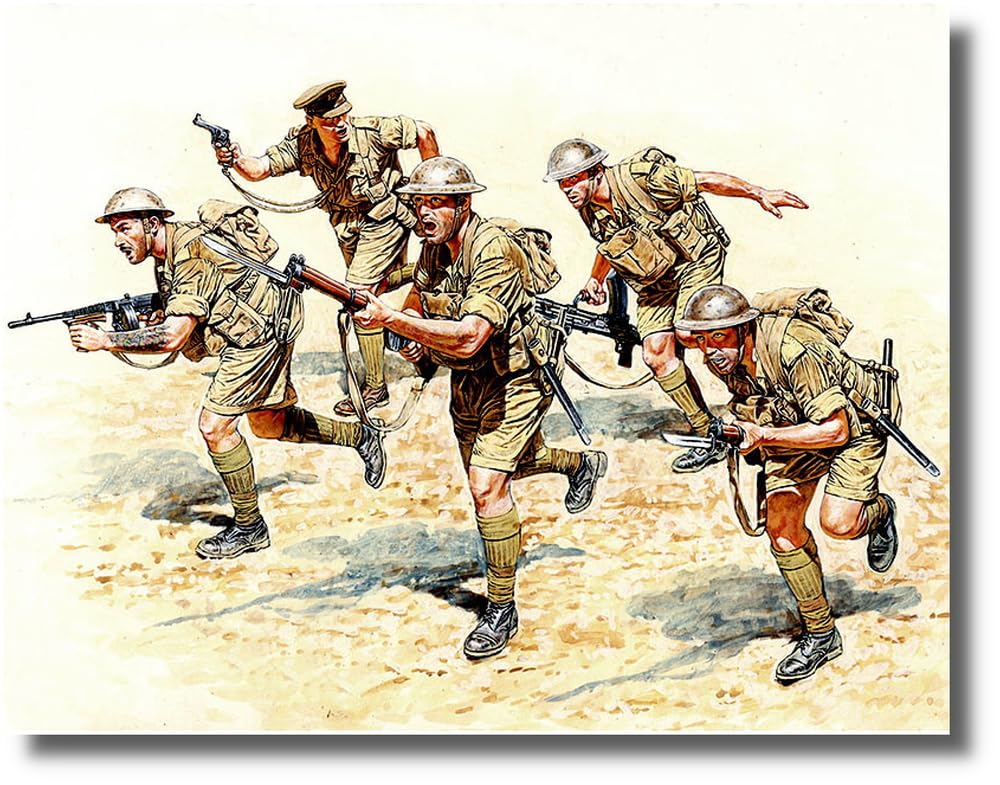 Master Box British 8th Army North African Assault 5 Plastic MB35080 1/35 Soldiers, Scene, Figures, Model,
Master Box British 8th Army North African Assault 5 Plastic MB35080 1/35 Soldiers, Scene, Figures, Model,