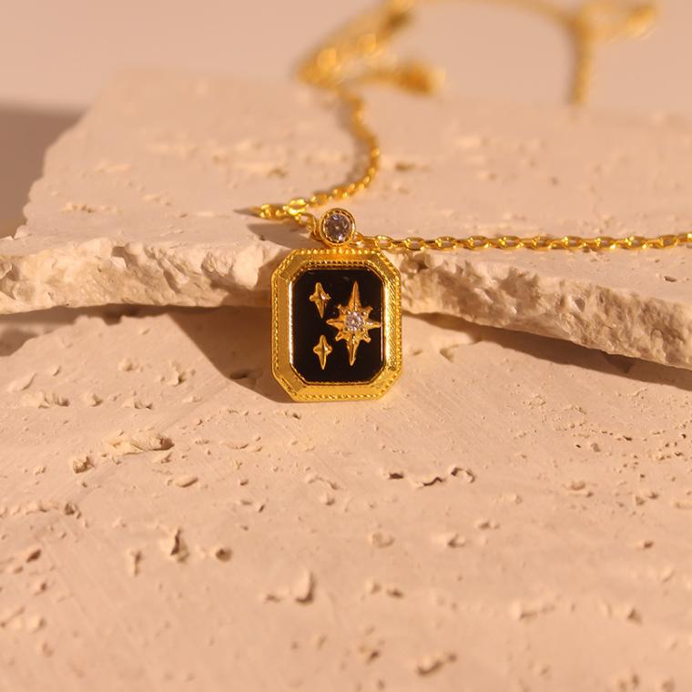 Брендовое колье Mihmily с эмалью звездного неба и бриллиантами, элегантное и модное
Брендовое колье Mihmily с эмалью звездного неба и бриллиантами, элегантное и модное