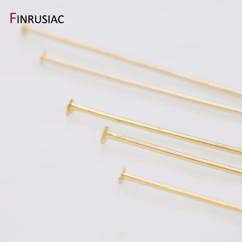 Multiple Specifications Of 14K Real Gold-Plated Ball/Flat /Eye Head Pins For Jewelry Making,DIY Jewelry Pins Supplies Wholesale 0.6mmx20mm
Multiple Specifications Of 14K Real Gold-Plated Ball/Flat /Eye Head Pins For Jewelry Making,DIY Jewelry Pins Supplies Wholesale 0.6mmx20mm