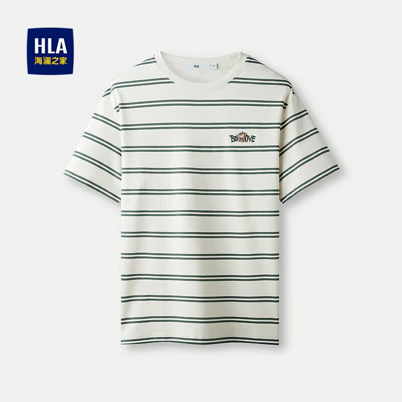 HLA Men s Xuanyuan Xiaojiang Co-branded Striped Short Sleeve T-Shirt XL
HLA Men s Xuanyuan Xiaojiang Co-branded Striped Short Sleeve T-Shirt XL