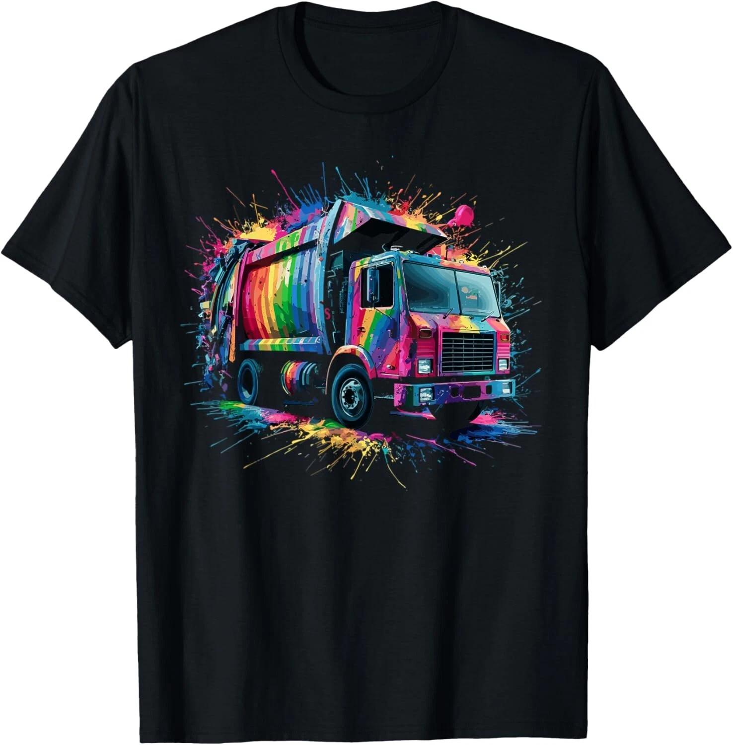 Colorful Paint Splash Garbage Truck Art Graphic Tee Gift Unisex T-Shirt S
Colorful Paint Splash Garbage Truck Art Graphic Tee Gift Unisex T-Shirt S