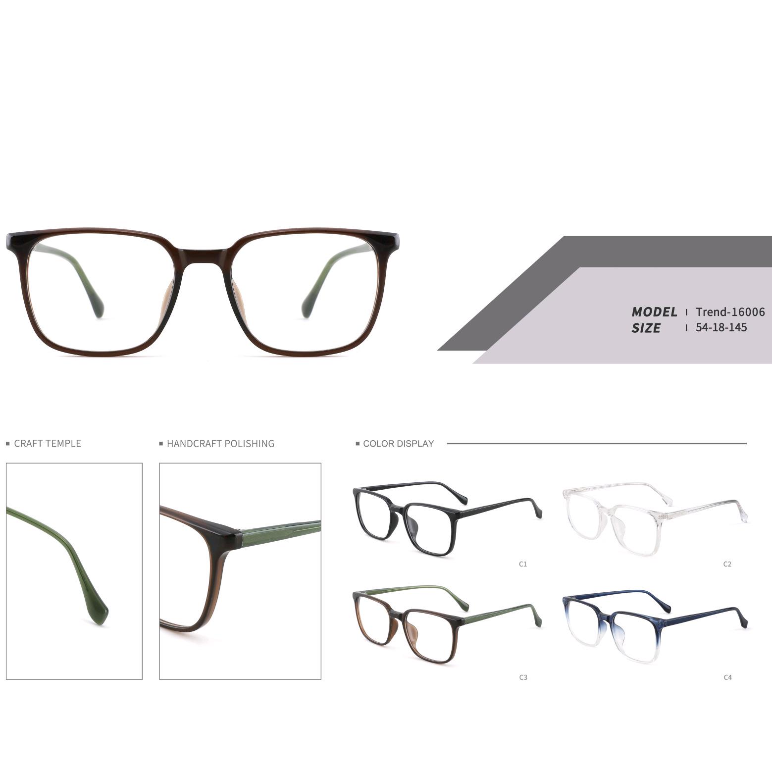 Southeast Asia Europe & America Quality Sheet Metal Eyeglass Frames - Simple, Versatile, Comfortable, Fashionable (Model 16006) Model C1
Southeast Asia Europe & America Quality Sheet Metal Eyeglass Frames - Simple, Versatile, Comfortable, Fashionable (Model 16006) Model C1