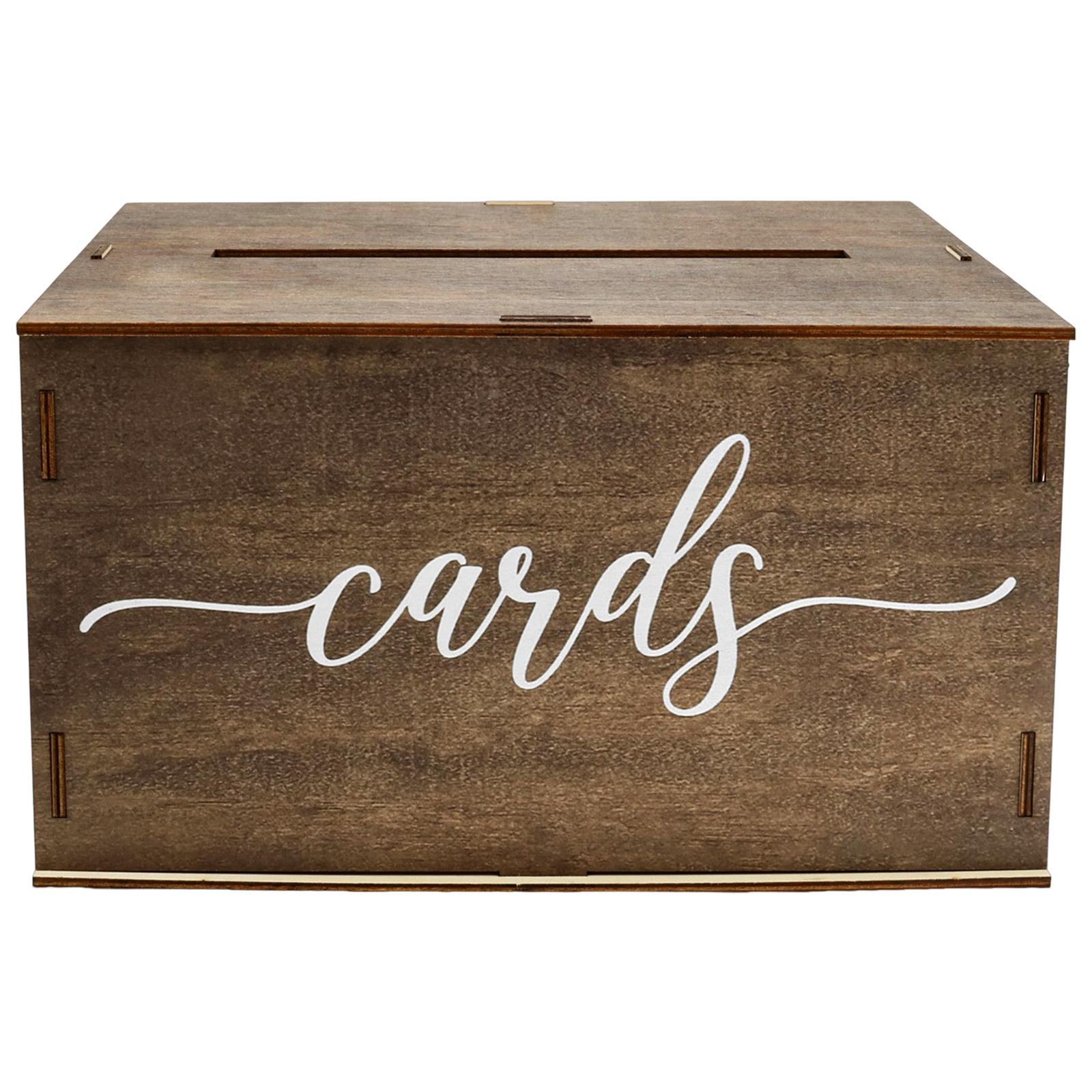 Retro Wooden Greeting Card Storage Box Envelope Box for Wedding Birthday Baby Show Party 11inch Wedding Card Box L
Retro Wooden Greeting Card Storage Box Envelope Box for Wedding Birthday Baby Show Party 11inch Wedding Card Box L