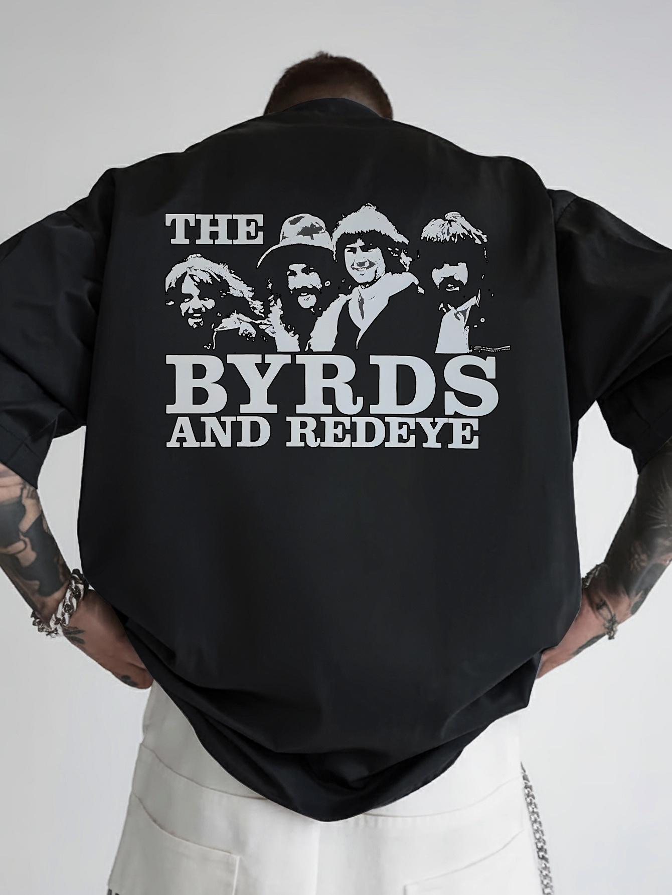 Casual Graphic T-shirt - The Byrds and Red Eye Print XXXL
Casual Graphic T-shirt - The Byrds and Red Eye Print XXXL