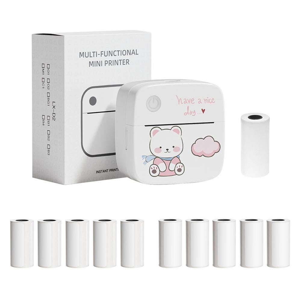 Мини-карманный принтер, портативный термопринтер для мгновенной фотопечати, машина для изготовления этикеток BT Wireless Connect Type 2 розовый
Мини-карманный принтер, портативный термопринтер для мгновенной фотопечати, машина для изготовления этикеток BT Wireless Connect Type 2 розовый
