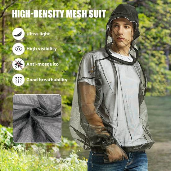 2Pcs/Set Mosquito-repellent Suit Ultra-light Mesh Full Cover Design Pullover Tops Elastic Waist Long Pants Set Mosquito Net Outfit M 3pcs
2Pcs/Set Mosquito-repellent Suit Ultra-light Mesh Full Cover Design Pullover Tops Elastic Waist Long Pants Set Mosquito Net Outfit M 3pcs