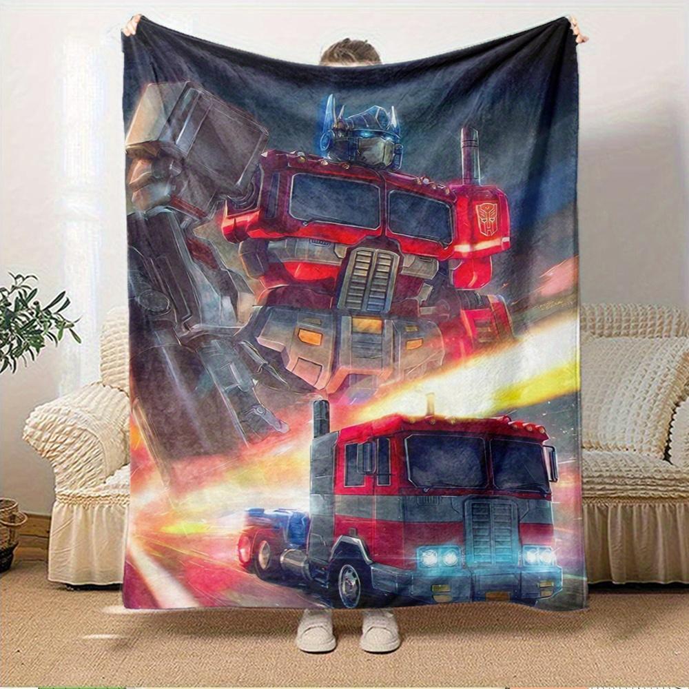 For Transformers,Optimus Prime,Robot Truck-Themed Flannel Blanket, Glam Style, Digital Print, All-Season Comfort, Tear-Resistant, Knitted Cr 150x180cm
For Transformers,Optimus Prime,Robot Truck-Themed Flannel Blanket, Glam Style, Digital Print, All-Season Comfort, Tear-Resistant, Knitted Cr 150x180cm