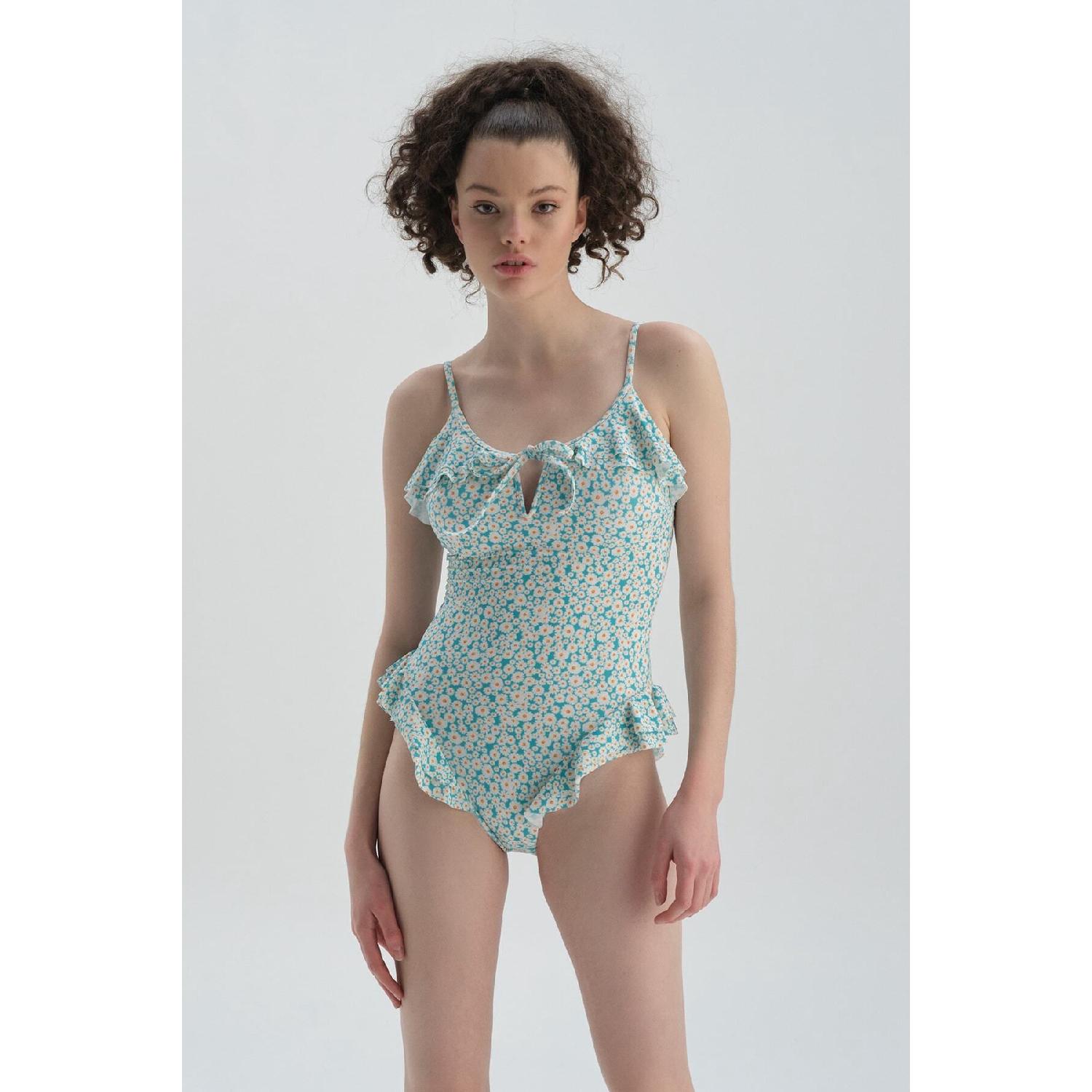 Water Green Thin Fixed Strap Triangle Swimsuit 
Water Green Thin Fixed Strap Triangle Swimsuit