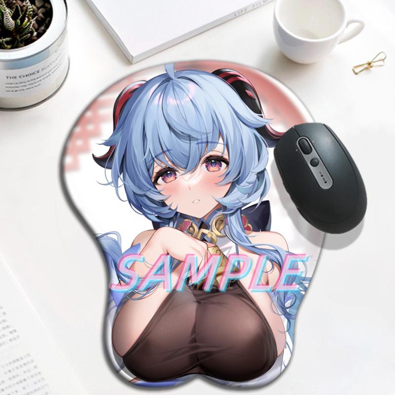 Genshin Impact Ganyu 3D Oppai Mouse Pad Big Sexy Gamer Anime Cute Wrist Rest Silicone Gel Mat Boobs Mousepad 215x255x30 mm
Genshin Impact Ganyu 3D Oppai Mouse Pad Big Sexy Gamer Anime Cute Wrist Rest Silicone Gel Mat Boobs Mousepad 215x255x30 mm