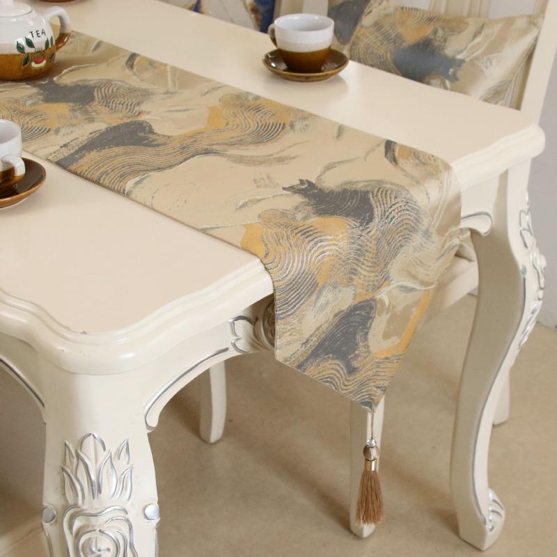 Nordic Modern Textured Table Flag Flowing Sand Painting Long Table Cloths High End Jacquard Fringe Tea Table Runner Home Hotel Club Decoration 32*160cm бежевий
Nordic Modern Textured Table Flag Flowing Sand Painting Long Table Cloths High End Jacquard Fringe Tea Table Runner Home Hotel Club Decoration 32*160cm бежевий