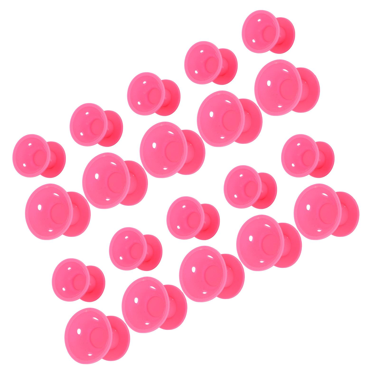 20Pcs Hair Rollers Silicone Curly Hair Former Mushroom Shaped Hair Curlers Set Home for Women Rose Red
20Pcs Hair Rollers Silicone Curly Hair Former Mushroom Shaped Hair Curlers Set Home for Women Rose Red