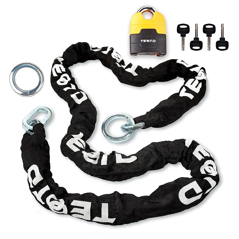 TEOOTD bike lock extra thick chain lock High cut resistance with padlock bicycle moped motorcycle theft prevention sturdy sense of security black
TEOOTD bike lock extra thick chain lock High cut resistance with padlock bicycle moped motorcycle theft prevention sturdy sense of security black