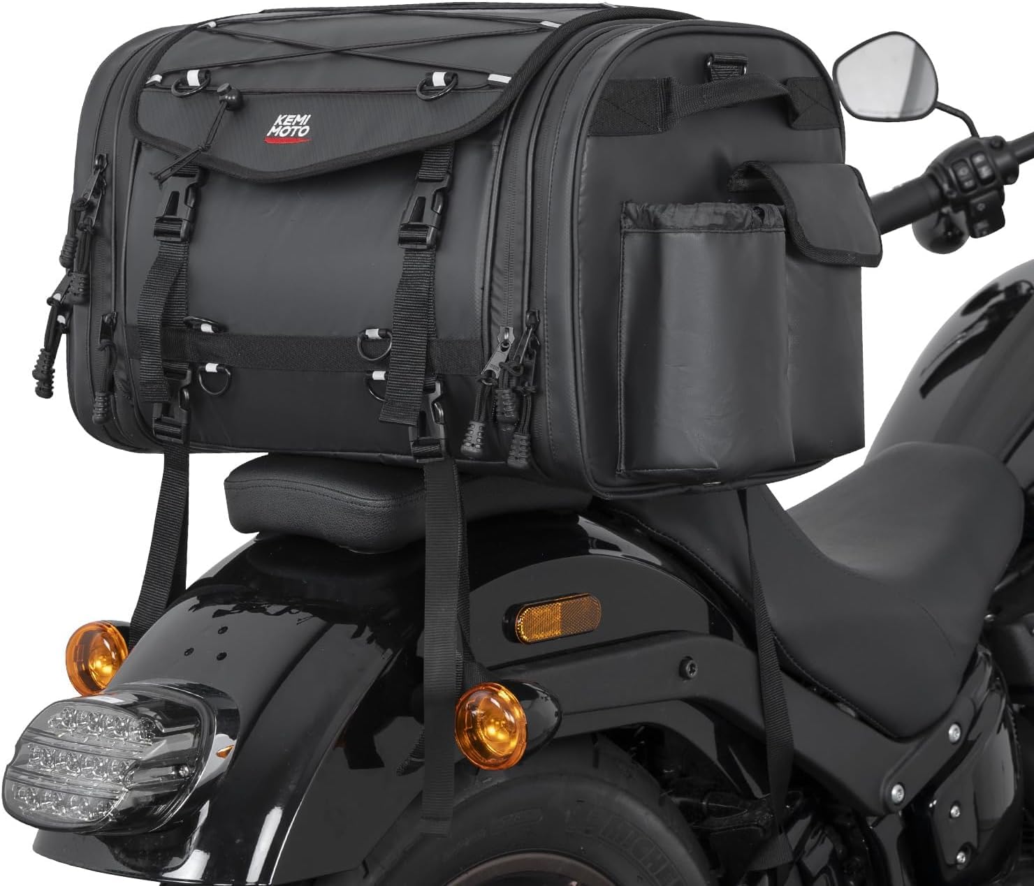 KEMIMOTO Seat PVC Waterproof Expandable Touring Rain Cover Motorcycle Rear Not Easy to Includes Luggage Fixing Can Be Loaded on Top of Bag Bag,
KEMIMOTO Seat PVC Waterproof Expandable Touring Rain Cover Motorcycle Rear Not Easy to Includes Luggage Fixing Can Be Loaded on Top of Bag Bag,