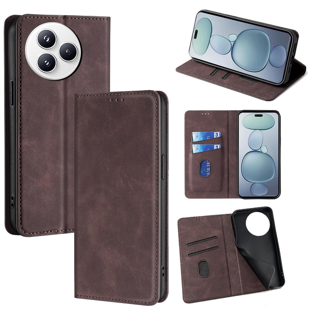 For Xiaomi Civi 5 Pro 5G Case Card Holder PU Leather Magnetic Closing Phone Cover Dark Brown
For Xiaomi Civi 5 Pro 5G Case Card Holder PU Leather Magnetic Closing Phone Cover Dark Brown