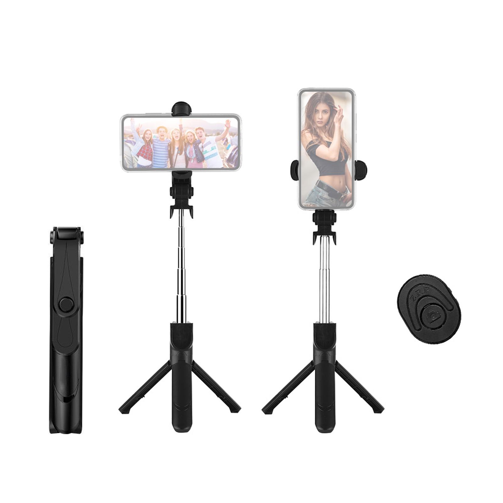 5-Section Extendable Selfie Stick Integrated Universal Phone Holder Tabletop Tripod with BT Remote
5-Section Extendable Selfie Stick Integrated Universal Phone Holder Tabletop Tripod with BT Remote