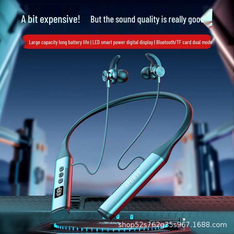 5.4 In-ear Neckband Bluetooth Earphones with Power Display, Dual Connection, and Multiple Sound Effects for Sports чорний
5.4 In-ear Neckband Bluetooth Earphones with Power Display, Dual Connection, and Multiple Sound Effects for Sports чорний