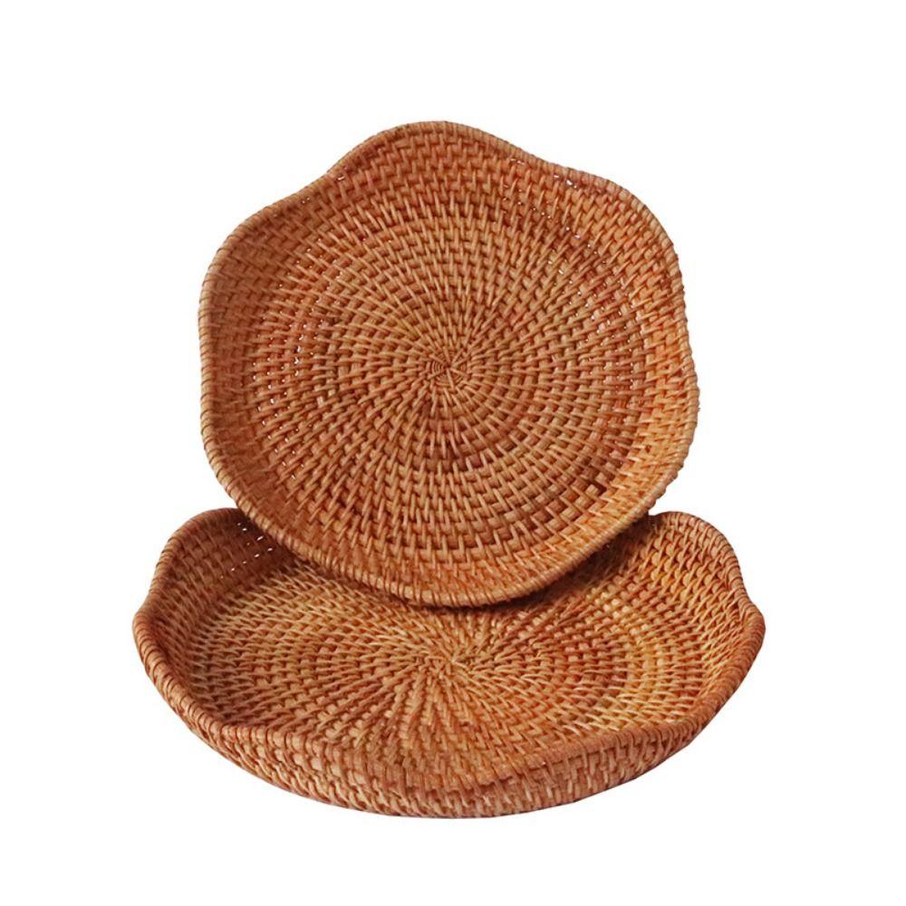 Handmade Fruit Serving Tray Round Weaved Food Bread Plate Handwoven Storage Basket Kitchen 23*4cm
Handmade Fruit Serving Tray Round Weaved Food Bread Plate Handwoven Storage Basket Kitchen 23*4cm