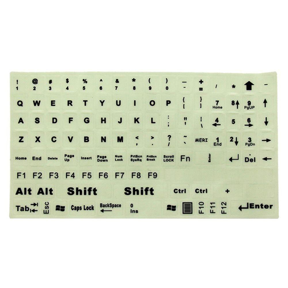 Glow In The Dark Full Keyboard Large Letter Sticker Keyboard Sticker Fluorescent Keyboard Cover 1
Glow In The Dark Full Keyboard Large Letter Sticker Keyboard Sticker Fluorescent Keyboard Cover 1