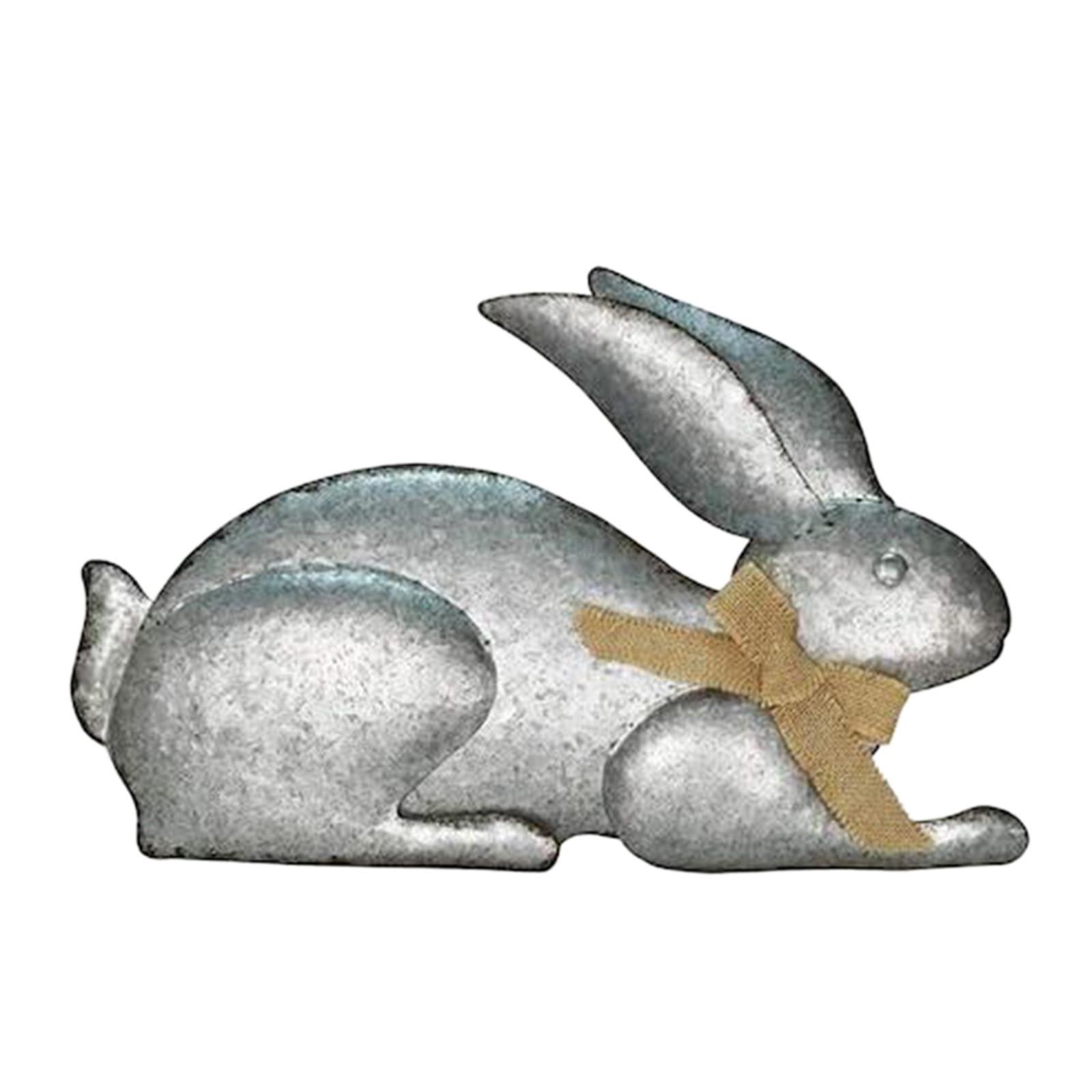 Decorative Metal Bunny with Bow and Egg Rustic Easter Spring Decoration for Home and Garden, 15-Inch Tall One Size
Decorative Metal Bunny with Bow and Egg Rustic Easter Spring Decoration for Home and Garden, 15-Inch Tall One Size