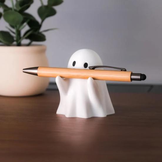 Yousheng Cute Ghost Pen Holder for Desk Halloween Pencil Organizer White Ghost Pen Stand for Home Workspace Desktop Decoration белый
Yousheng Cute Ghost Pen Holder for Desk Halloween Pencil Organizer White Ghost Pen Stand for Home Workspace Desktop Decoration белый