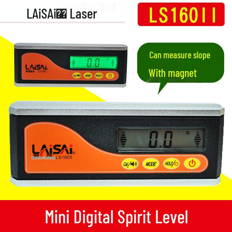 Laishai LS160II Precision Digital Inclinometer Ruler with Magnet
Laishai LS160II Precision Digital Inclinometer Ruler with Magnet