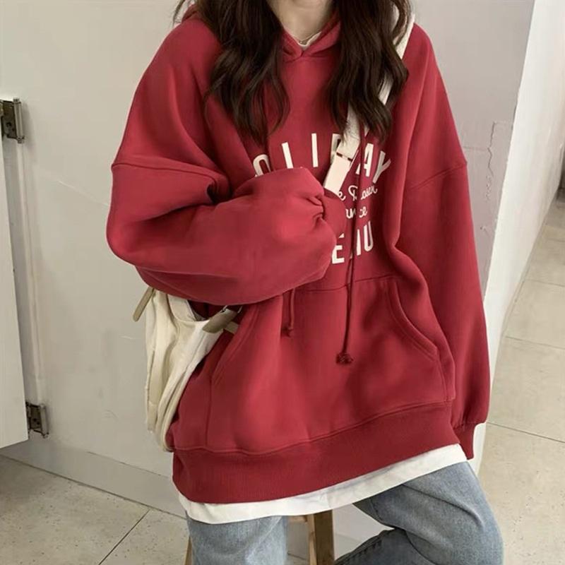 Women s Oversized Hoodie Casual Letter Print Sweatshirt XXL червоний
Women s Oversized Hoodie Casual Letter Print Sweatshirt XXL червоний