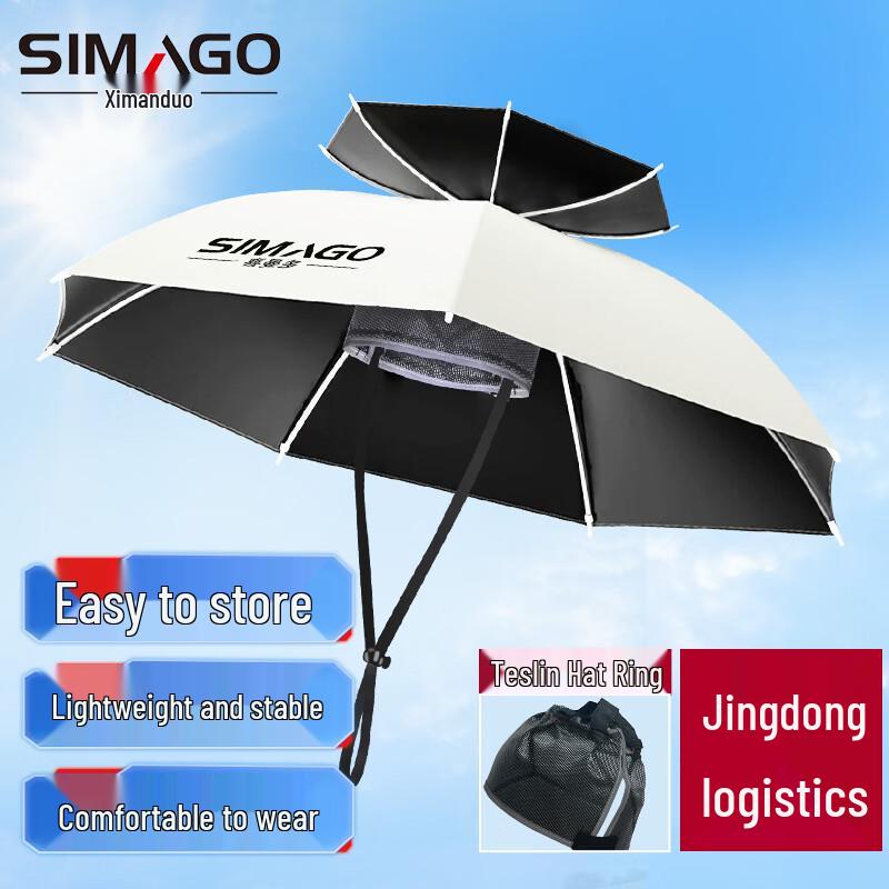 SIMAGO Hands-Free UV Protection Umbrella Hat
SIMAGO Hands-Free UV Protection Umbrella Hat