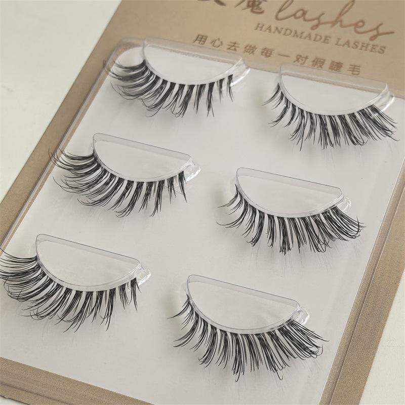 Fox-Eye Slanted Multi-Layered False Eyelashes - Dense Transparent Stem, European & American Style
Fox-Eye Slanted Multi-Layered False Eyelashes - Dense Transparent Stem, European & American Style