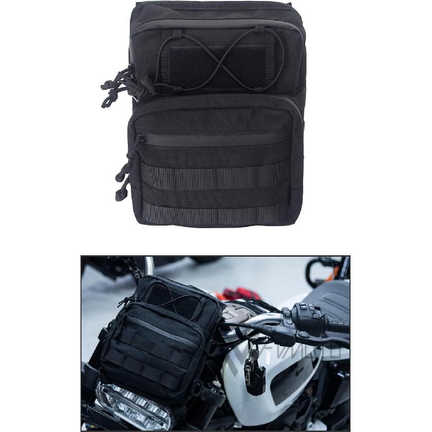 Universal Club Style Utility Molle Traveller Bar Handlebar T-Bar Bag Handle Bags, Fit For Harley Dyna Street Bob FXBB Softail Sportster, Tool Pouch чорний
Universal Club Style Utility Molle Traveller Bar Handlebar T-Bar Bag Handle Bags, Fit For Harley Dyna Street Bob FXBB Softail Sportster, Tool Pouch чорний