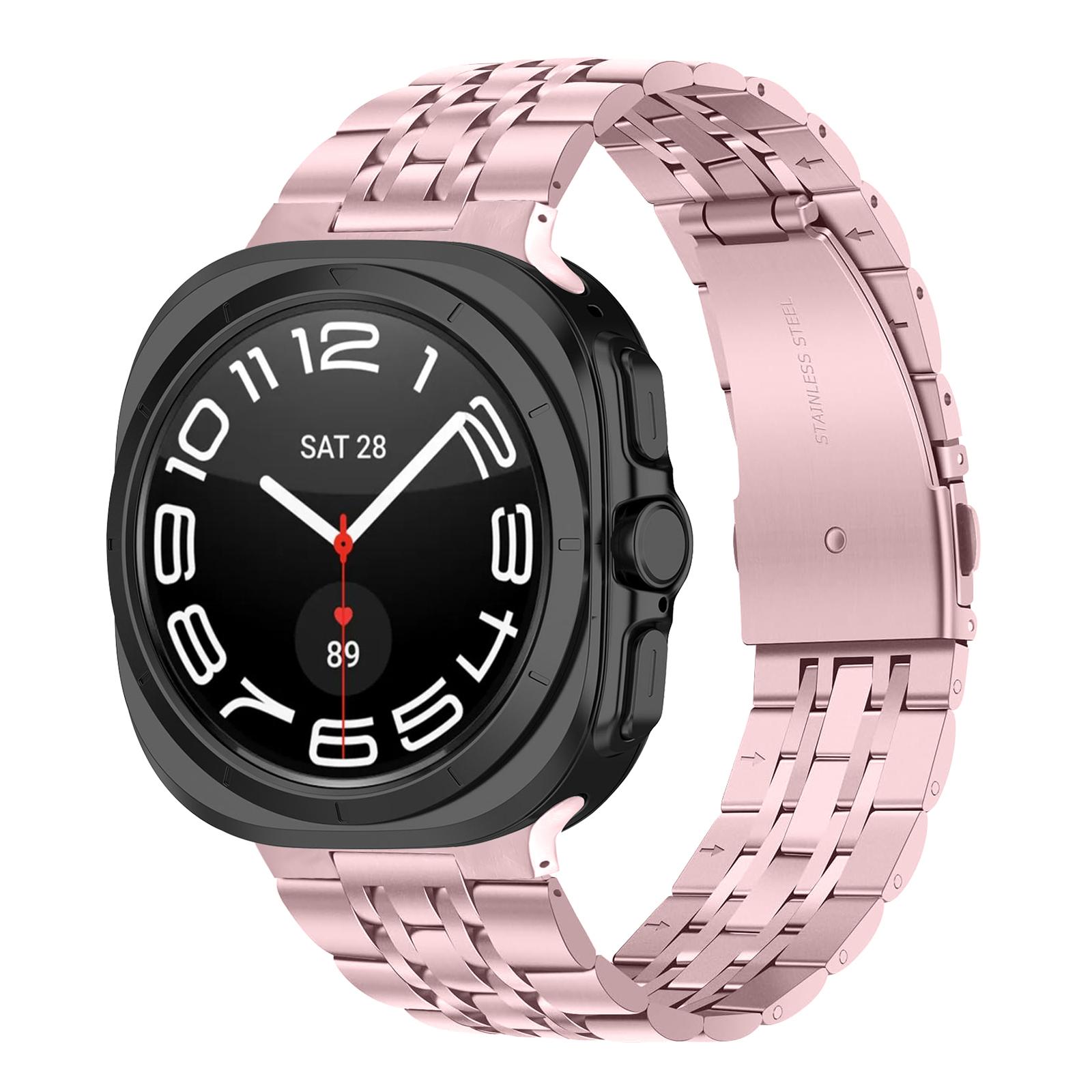 For Samsung Galaxy Watch Ultra 47mm Replacement Band 7-Bead Stainless Steel Smart Watch Strap Starlight
For Samsung Galaxy Watch Ultra 47mm Replacement Band 7-Bead Stainless Steel Smart Watch Strap Starlight