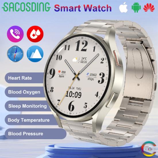 Для SACOSDING Watch 6 Классические NFC Смарт-часы Мужские спортивные часы с голосовым вызовом на заказ Женские GPS-трекер Смарт-часы для Android
Для SACOSDING Watch 6 Классические NFC Смарт-часы Мужские спортивные часы с голосовым вызовом на заказ Женские GPS-трекер Смарт-часы для Android